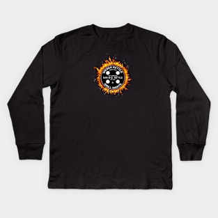 GrillGiants Flaming Hot Kids Long Sleeve T-Shirt